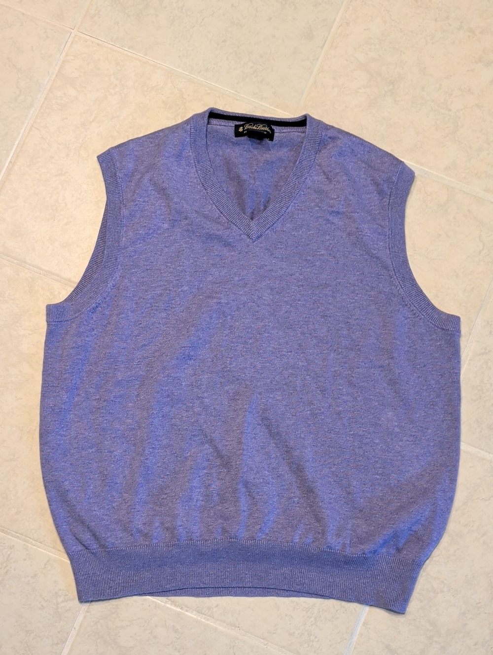 Brooks Brothers Supima Cotton Purple Vest